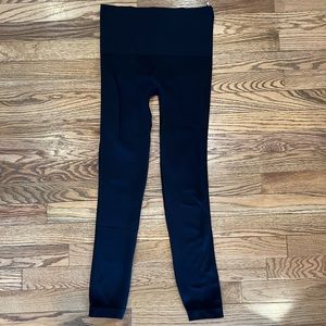 Spanx look at me now seamless leggings, black, NWOT, size M